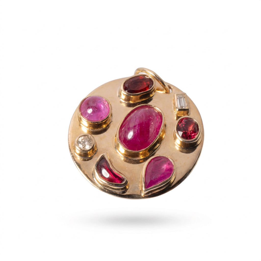 Confetti Disc Pendant