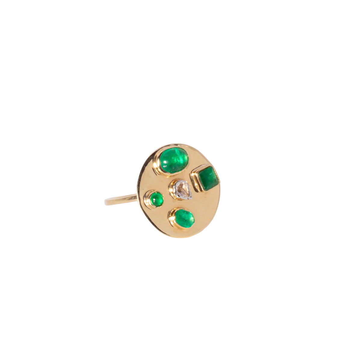 Confetti Disc Ring